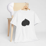 Black Cat Minimalist T-Shirt - Graphic Tee