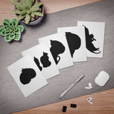 Two Black Cats | Greeting Cards (5-Pack) | Blank Note Cards