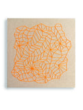 Orange sewn