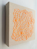 Orange sewn