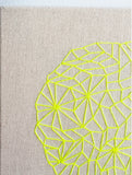 Yellow sewn