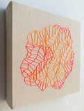 Pink Orange sewn