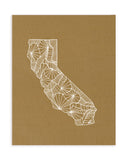 California map | Art Print